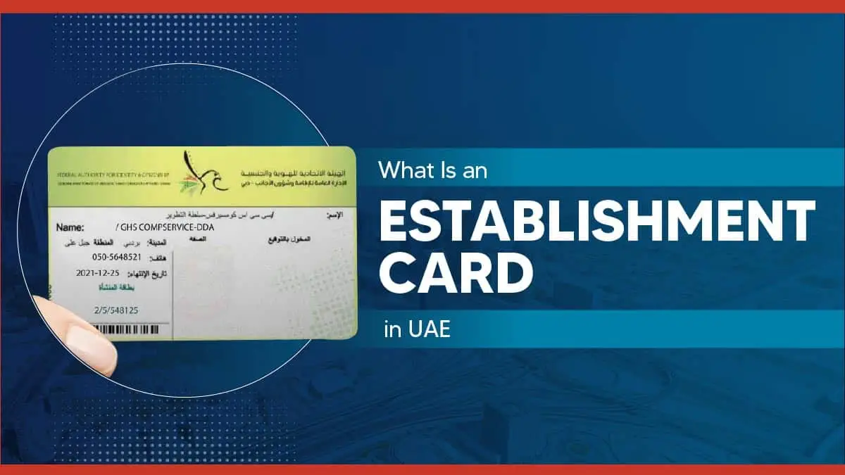 What Is an Establishment Card in the UAE?